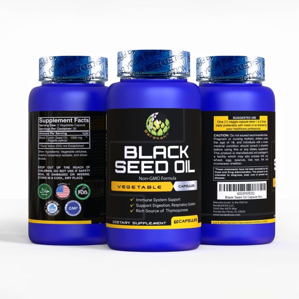 Barakah Black Seed Oil Vegetable Capsule